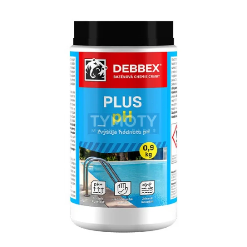 Debbex Cranit pH plus - zvyšuje hodnotu pH - 0,9 kg modrastá, dóza