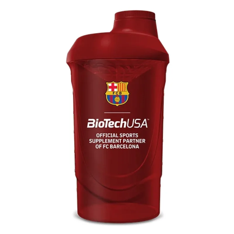 FC Barcelona Šejker - 600 ml - BioTech USA Farba: Červená