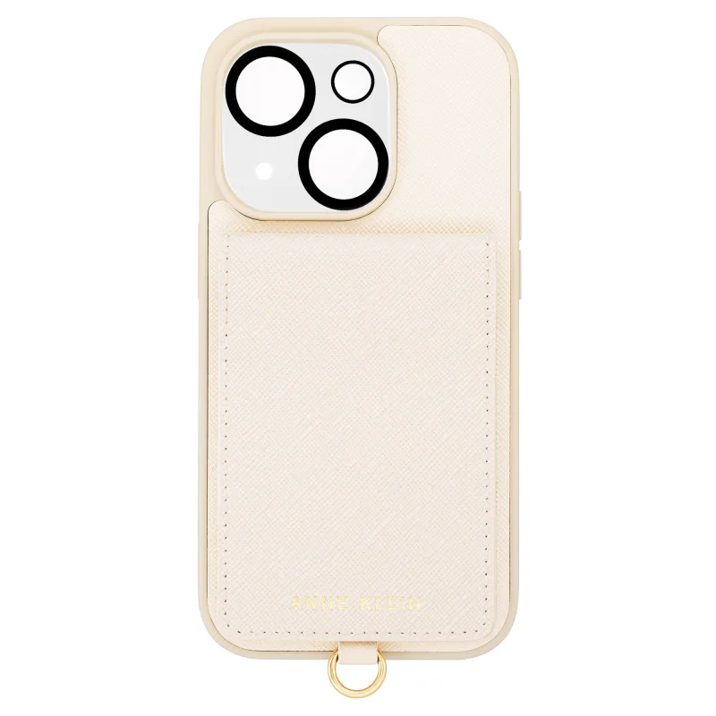 Kryt Anne Klein pre iPhone 13/14 krémový WK/4016IVIV1314