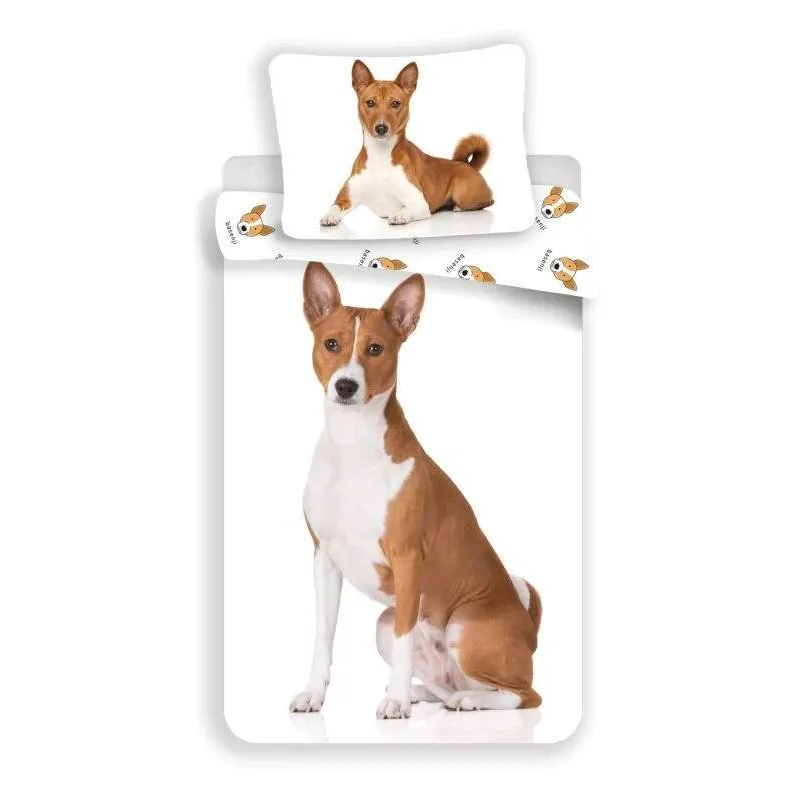 Obliečky Jerry Fabrics Basenji 140/200, 70/90