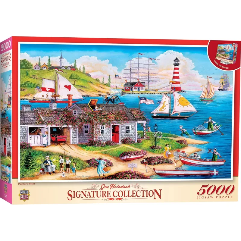 Puzzle MasterPieces 5000 dielikov Maliarovo stanovište