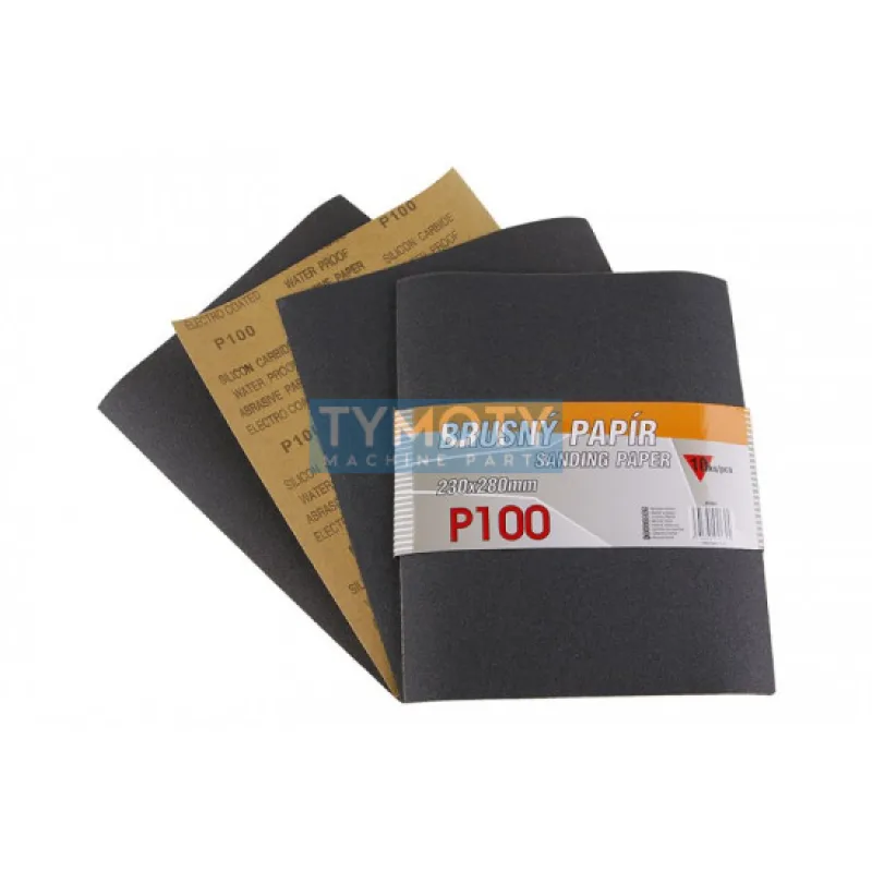 Papier brúsny 230x280mm P100 10ks Waterproof