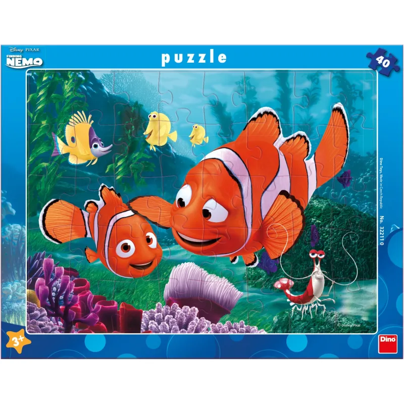 Dino Puzzle Hľadá sa Nemo: Nemo v bezpečí 40 dielikov