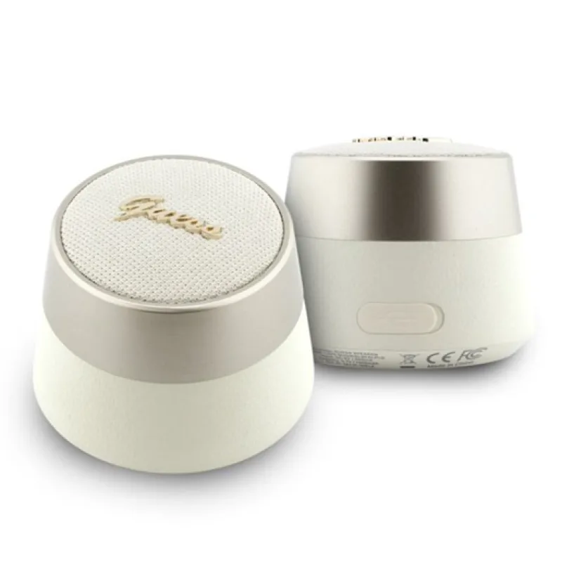 Guess Script Metal Logo Bluetooth Reproduktor 5W zlatý