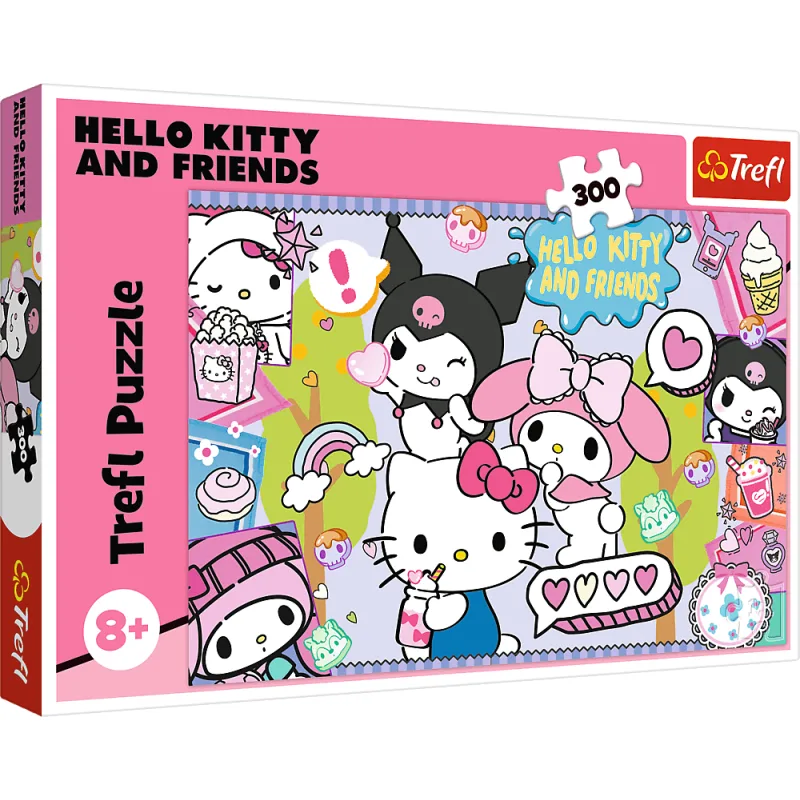 Puzzle pre deti Trefl 300 dielikov Hello Kitty: Bláznivé trio