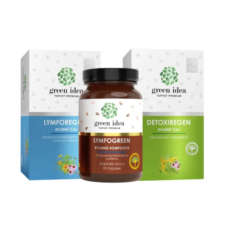 Green idea Zvýhodnený set Detox & Lymfa -