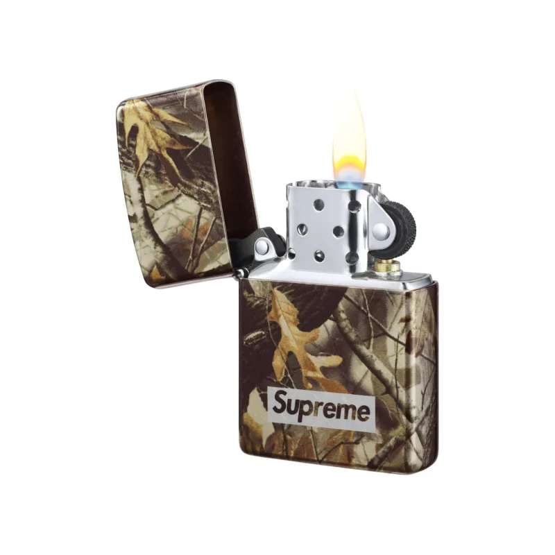 Supreme Camo Logo Zippo Lighter Camo Green - OS