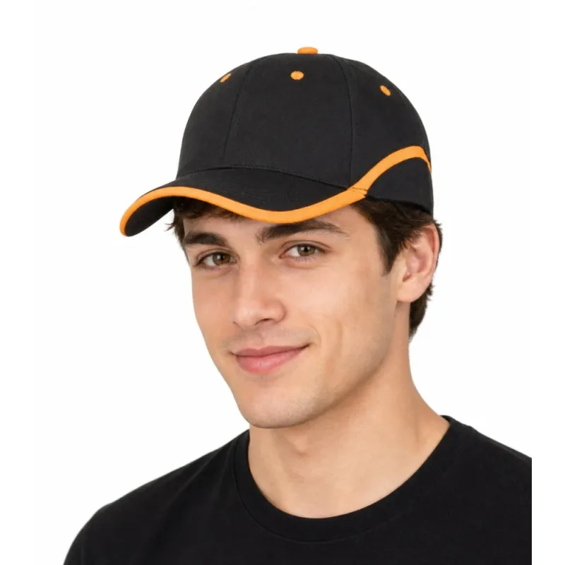 Lionyx ALEX Baseballová Šiltovka Black/Orange