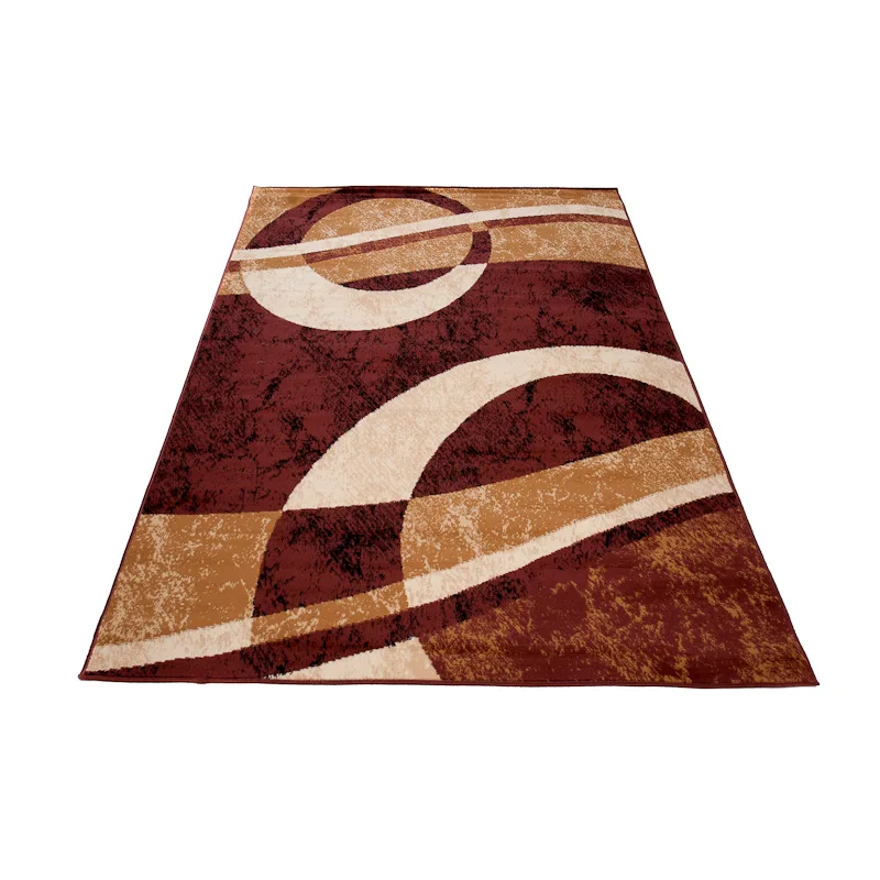 Chemex Moderný koberec Tap - vlnky 4 - hnedý Rozmer koberca: 80x150 cm