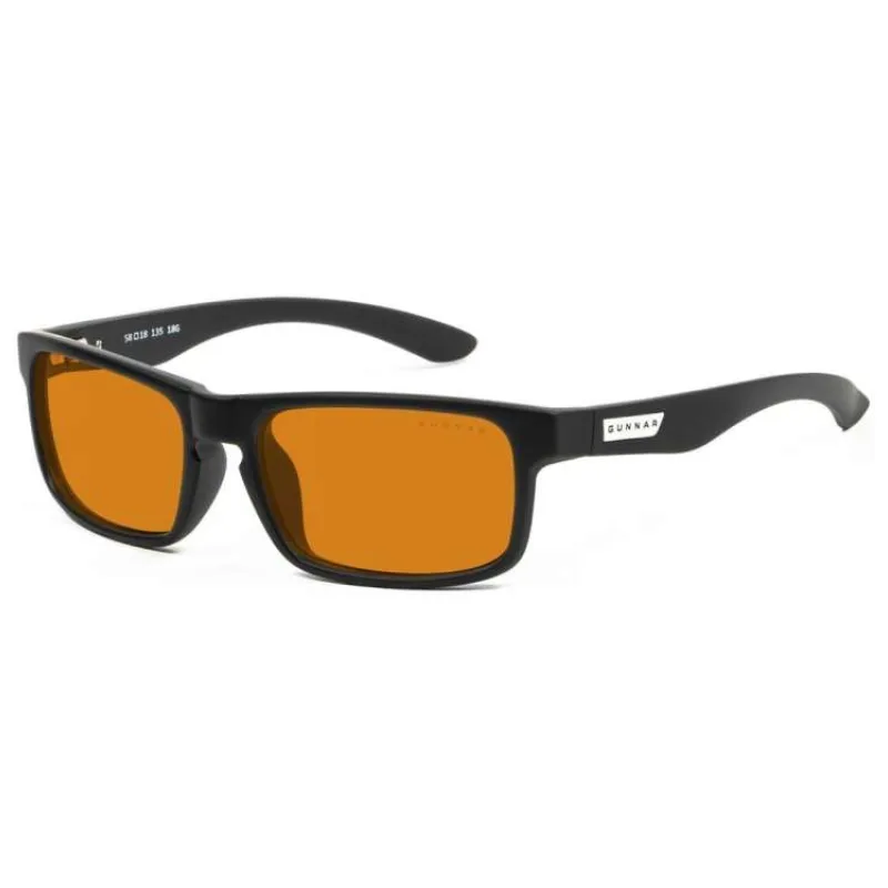 GUNNAR kancelářske/herní brýle ENIGMA ONYX jantarová skla MAX BLF 98 GUNNAR focus (ENI-00112)