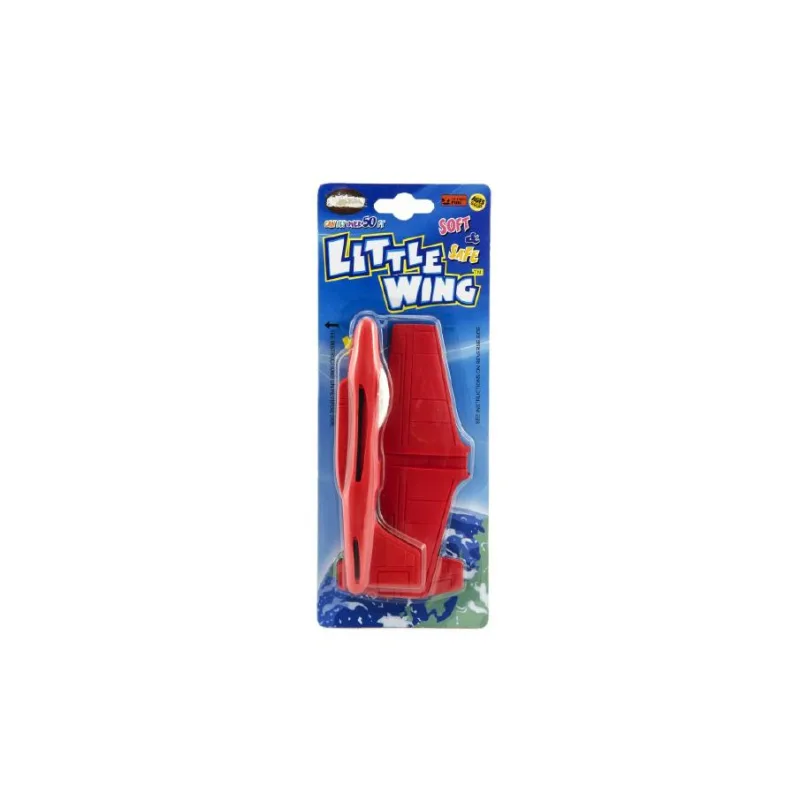 Teddies Lietadlo hádzacie polystyrén 17cm 2 farby