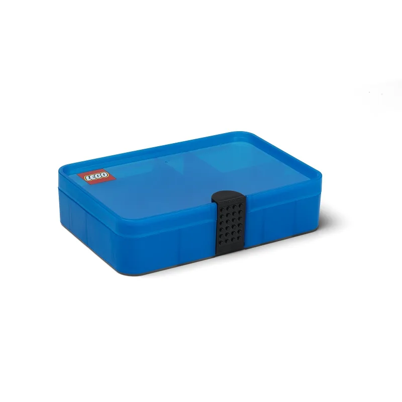 LEGO Úložný box s priehradkami - modrý