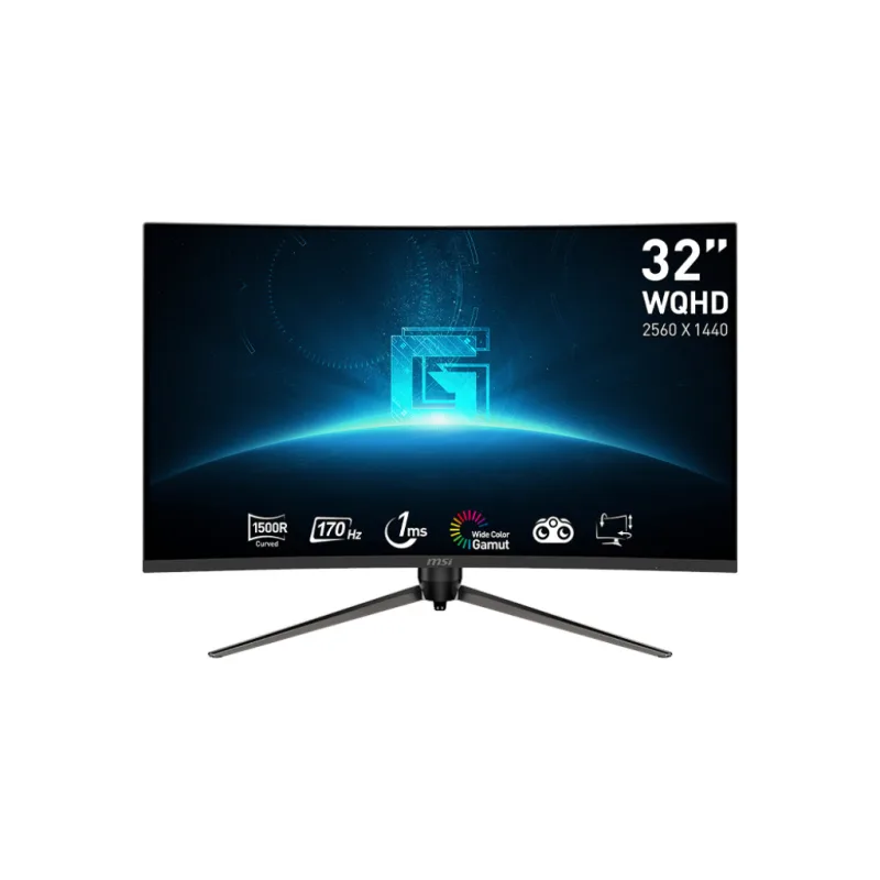 MSI/ G32CQ5P/ 31, 5"/ VA/ QHD/ 170Hz/ 1ms/ Čierna/ 3R G32CQ5P