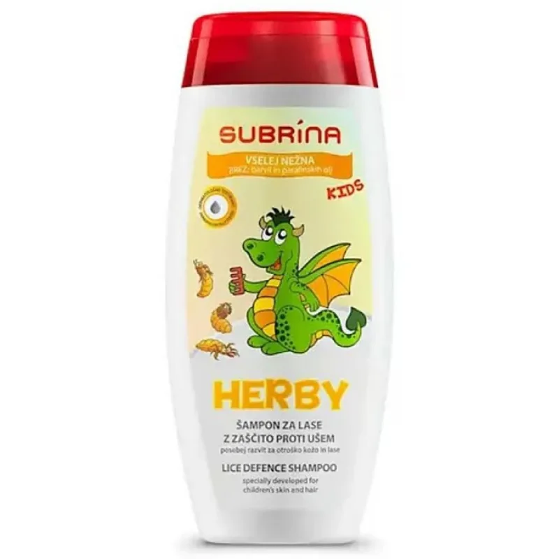 SUBRÍNA For Kids Herby Lice Defence Shampoo 250ml - detský šampón na ochranu proti všám