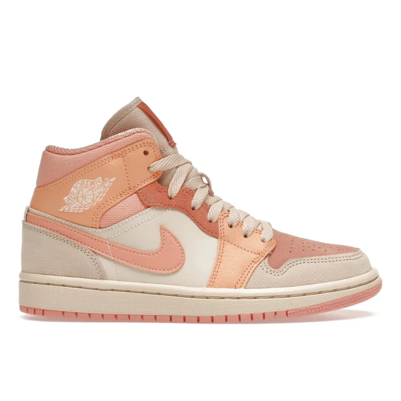 Jordan 1 Mid Apricot Orange (Women's) - 39