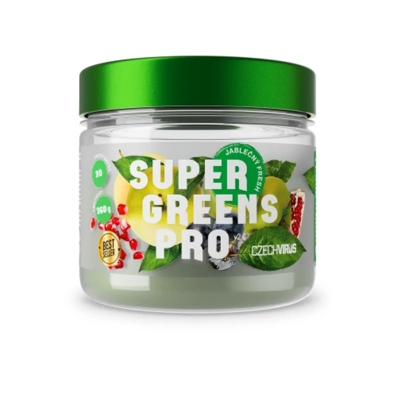 Super Greens Pro V2.0 360 g - Czech Virus Príchuť: Mango - Marakuja