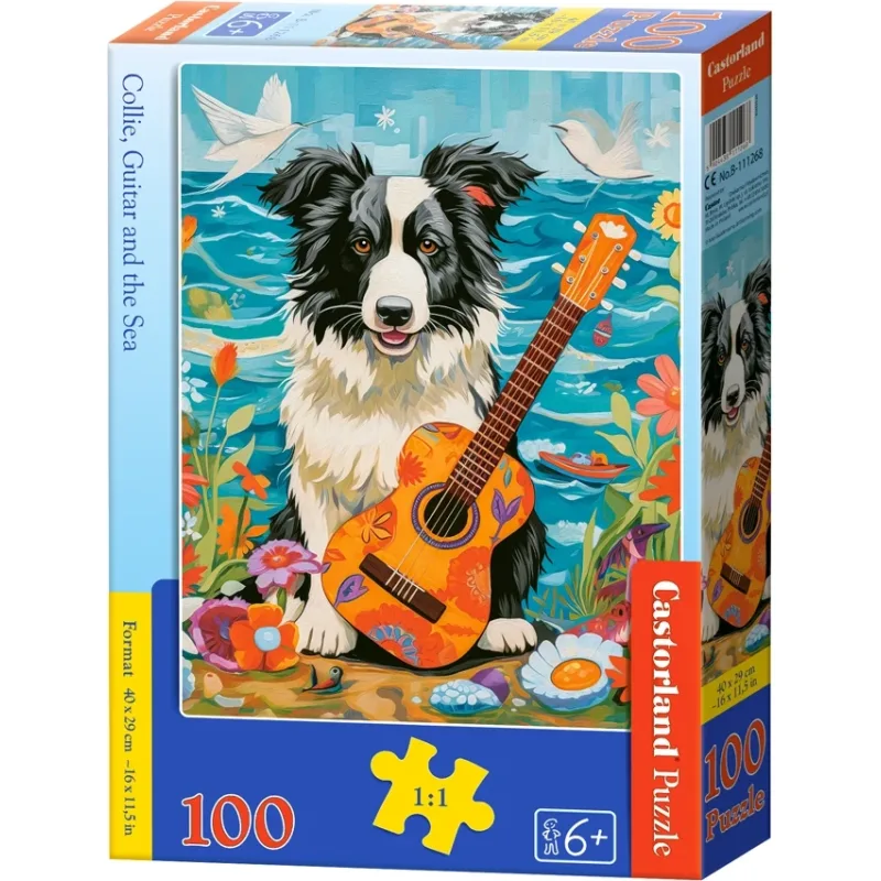 Castorland Puzzle Kólia, gitara a more 100 dielikov