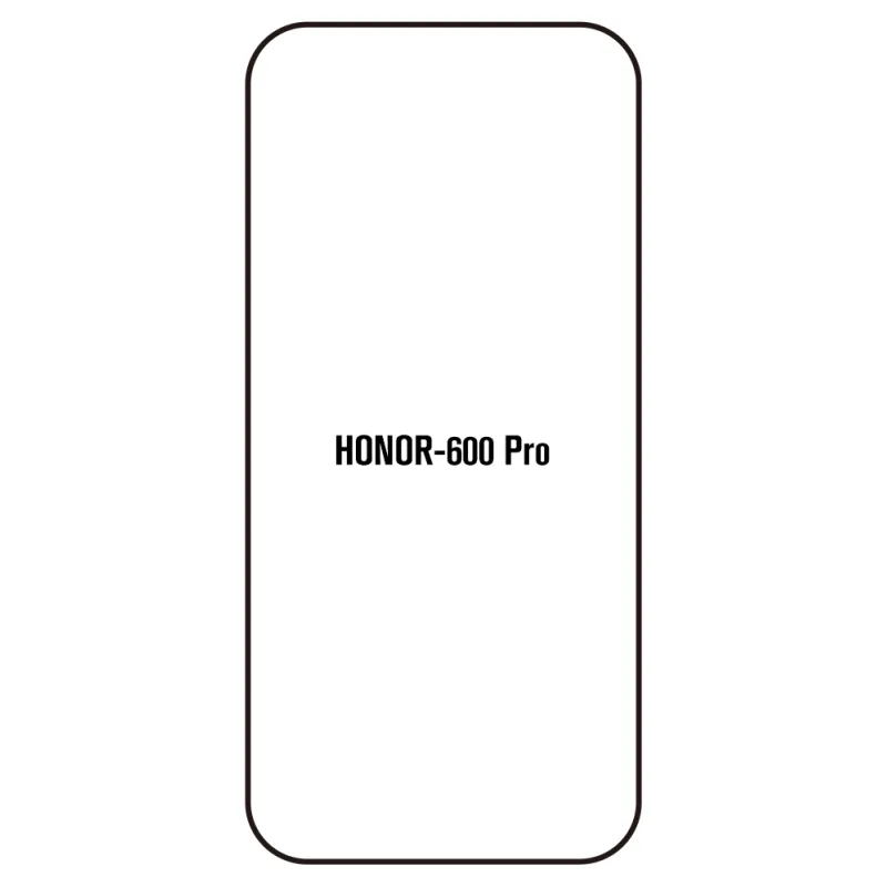 Sunshine Honor 600 Pro Predná Hydrogél ochranná fólia Strih: Kompatibilná s krytom, Typ fólie: Matná