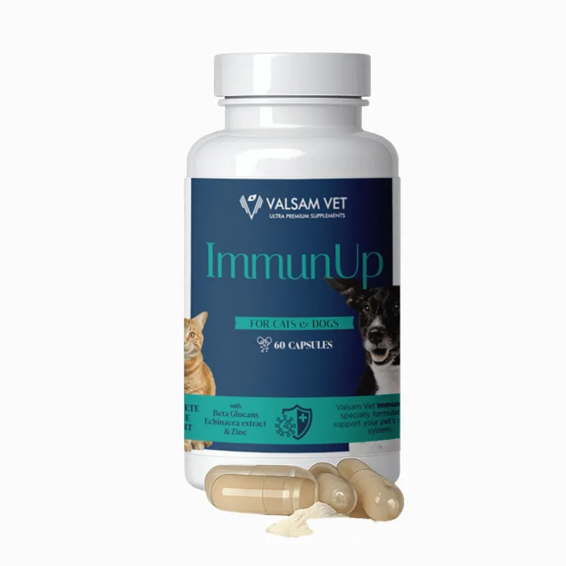 Valsam Vet IMMUNUP - podpora imunity pre psy a mačky 60 kapsúl -