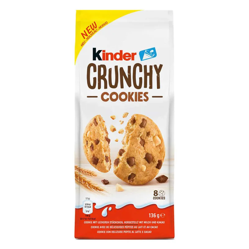 Kinder Crunchy Cookies 136g