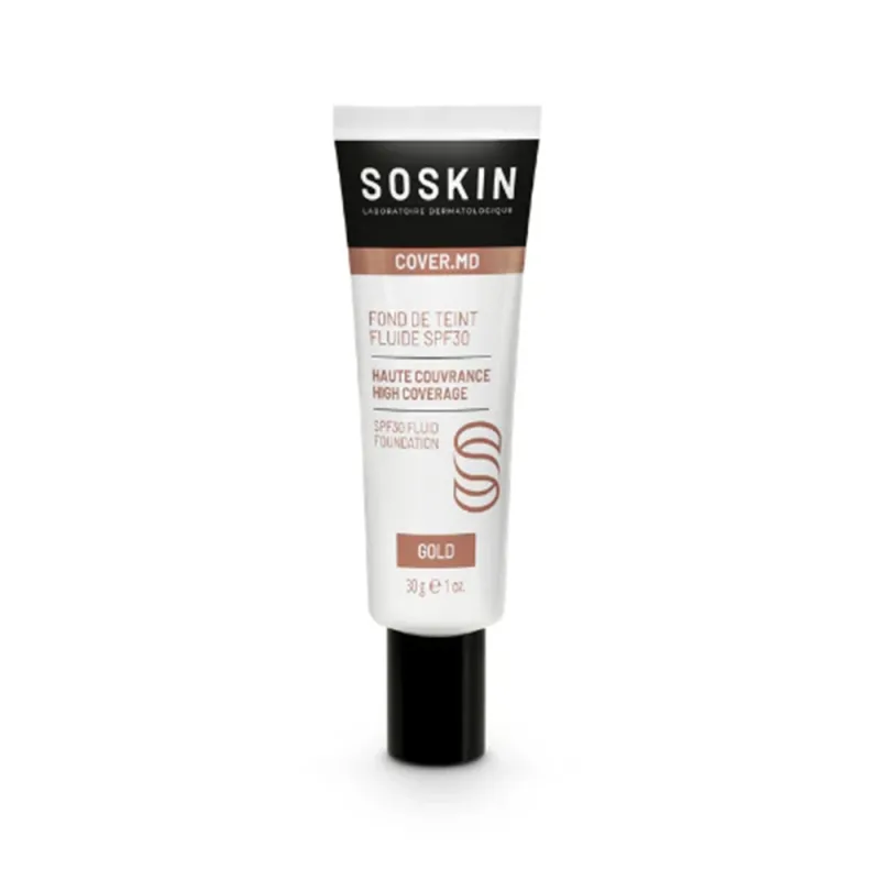 Soskin Fluid Foundation SPF30 – Gold 30g