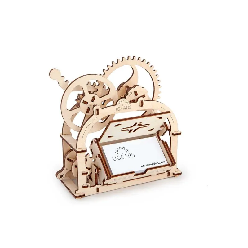 Ugears Ugears 3D drevené mechanické puzzle Box na vizitky