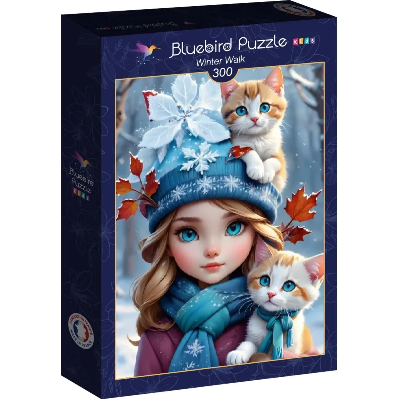 Puzzle pre deti BLUEBIRD 300 dielikov Zimná prechádzka