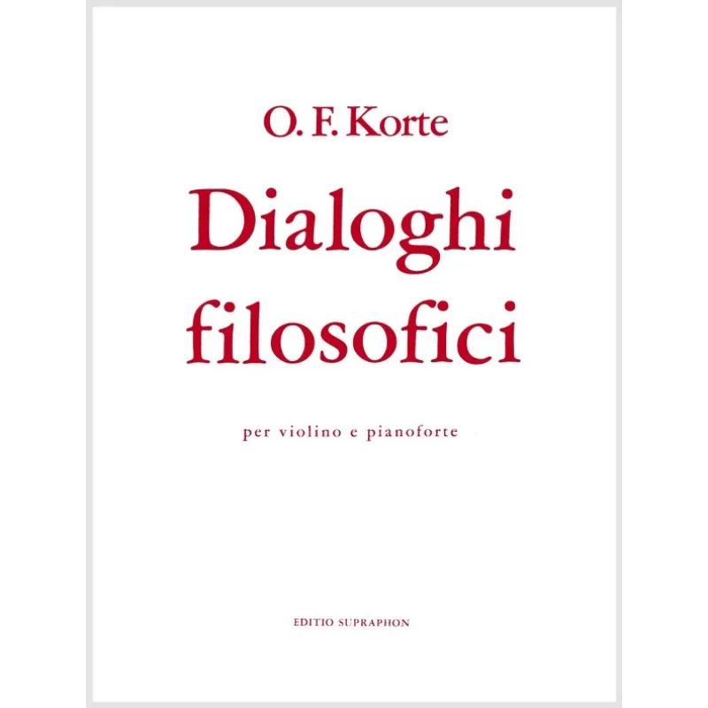 Bärenreiter Filosofické dialogy pro housle a klavír (Dialoghi filosofici)