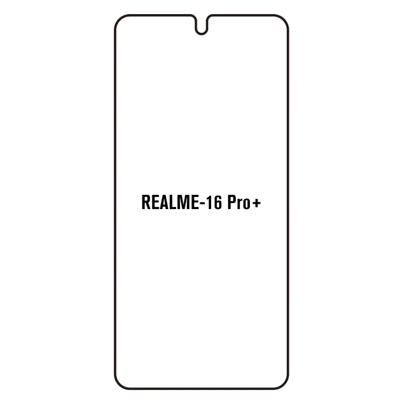 Sunshine Realme 16 Pro+ 5G Predná Hydrogél ochranná fólia Strih: Predná 2, Typ fólie: Číra
