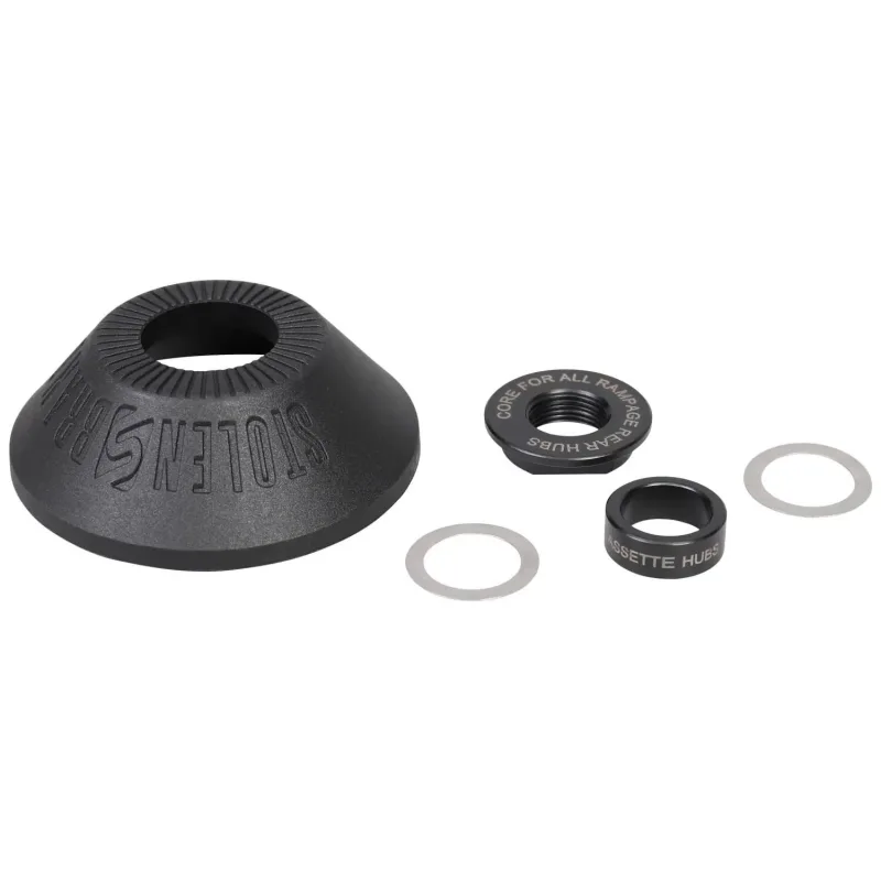 Stolen Rampage Freecoaster & Cassette BMX Hub Guard (Čierna|Opačná ako strana drivera)