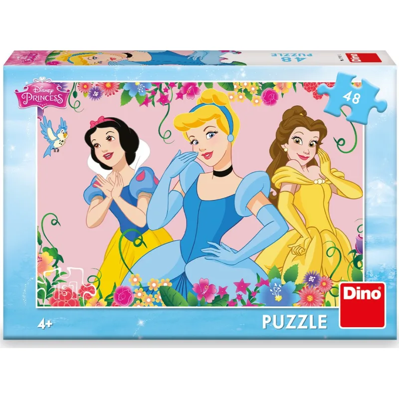 Dino Puzzle Rozkvitnuté princezné 48 dielikov