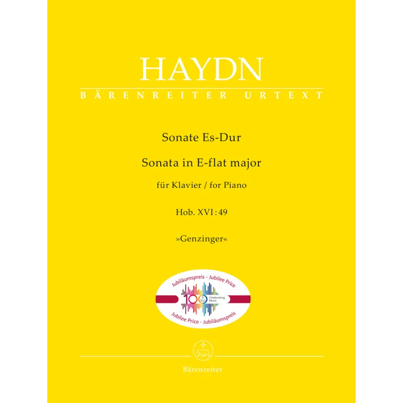 Bärenreiter Sonáta Es Dur pro klavír
