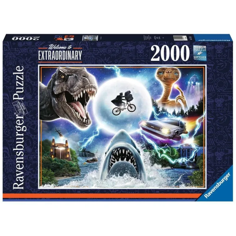Ravensburger Puzzle Kultové filmy Universal Amblin 2000 dielikov
