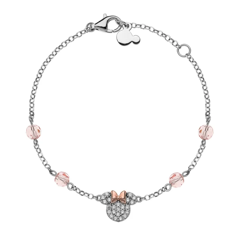 Strieborný náramok Disney Minnie BS00010TZWL-55