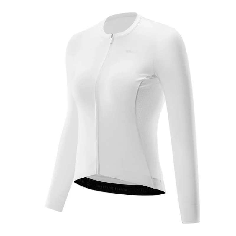 Rockbros 15210006005 TVI dámsky cyklistický dres s dlhým rukávom L - biely