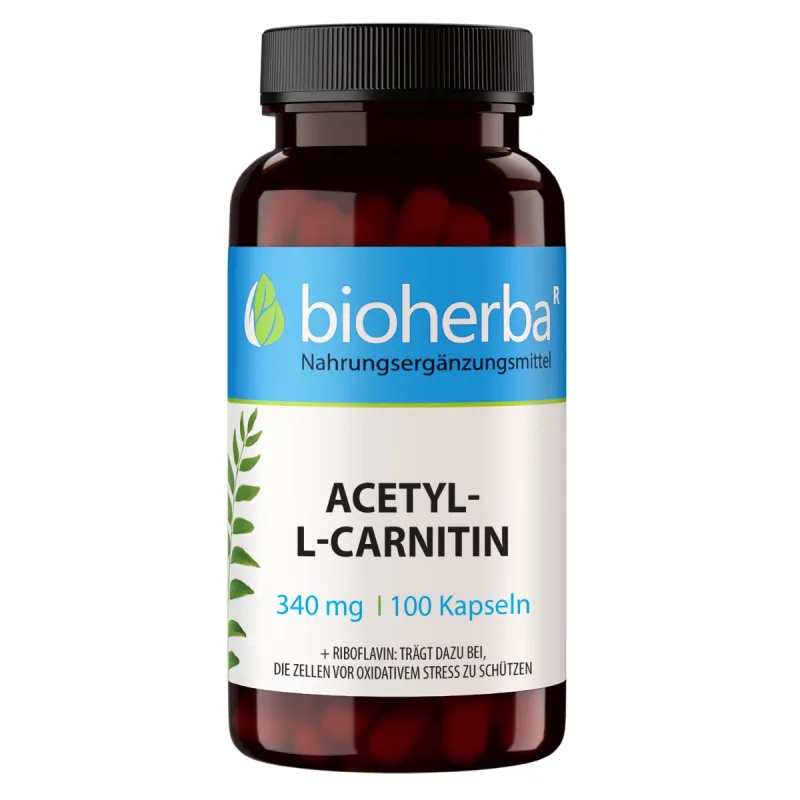 Bioherba Acetyl-L-Karnitín 340 mg – 100 kapsúl –