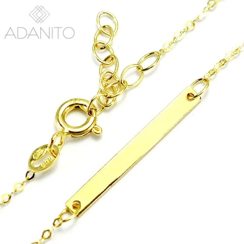 Zlatý náhrdelník ADANITO BRNH0190G, 40-45, 1.13 g