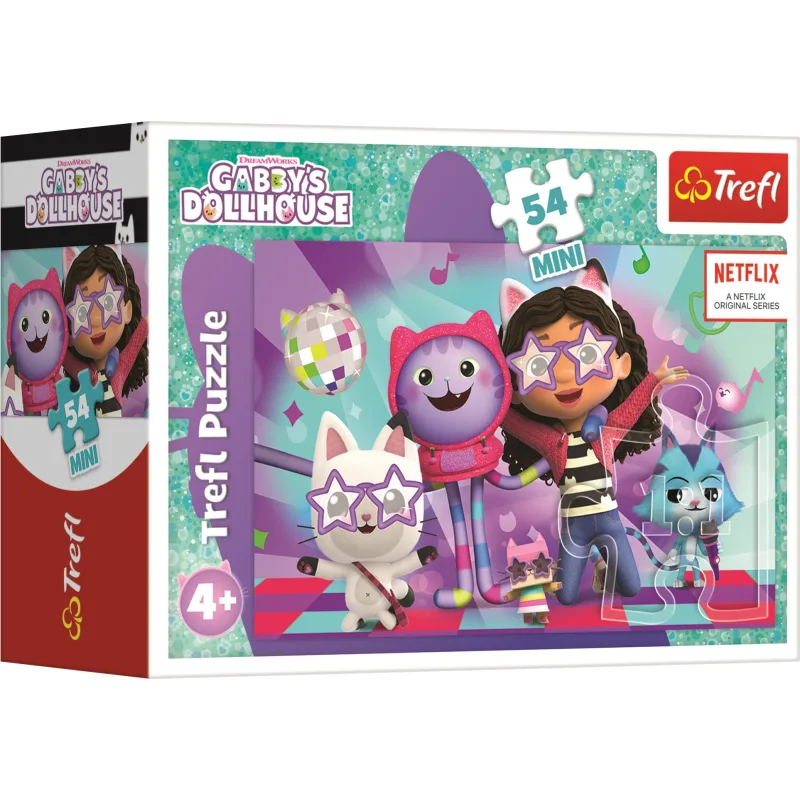 Trefl Puzzle Gábinin kúzelný domček: Párty 54 dielikov