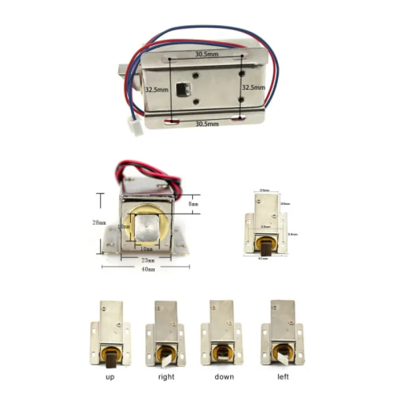 Elektrický čepový zámok pre kabínu skrinku úschovne, CB-91 (SE-302A)