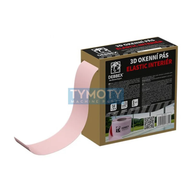 Debbex 3D okenný pás ELASTIC INTERIÉR - 100 mm x 25 m