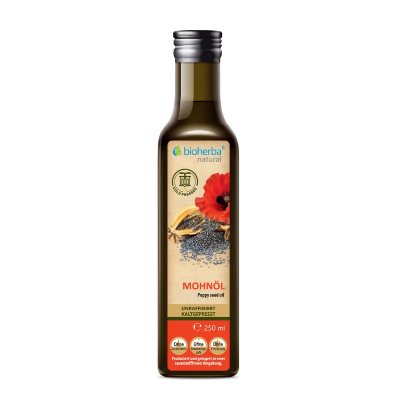 Bioherba Makový olej lisovaný za studena - 250 ml -