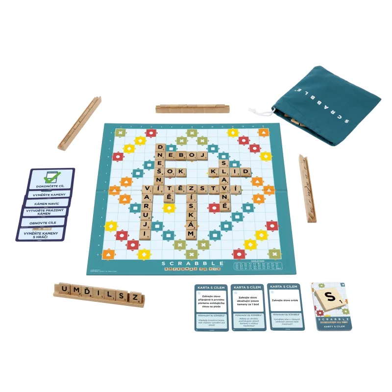 Mattel SCRABBLE DREVENÁ EDÍCIA SK
