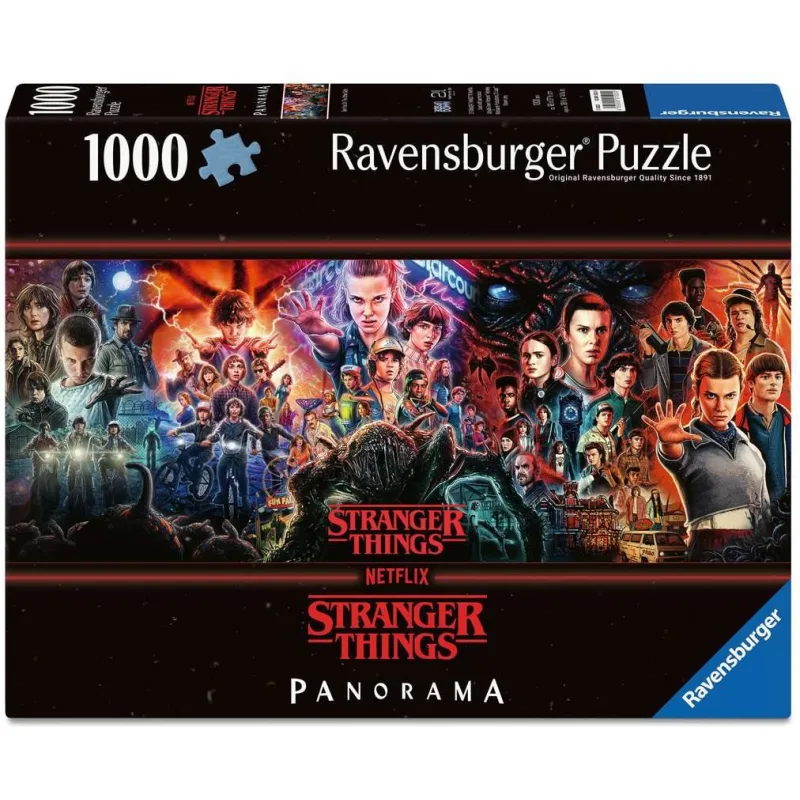 Panoramatické puzzle Ravensburger 1000 dielikov Stranger Things: Uvidíme sa na druhej strane