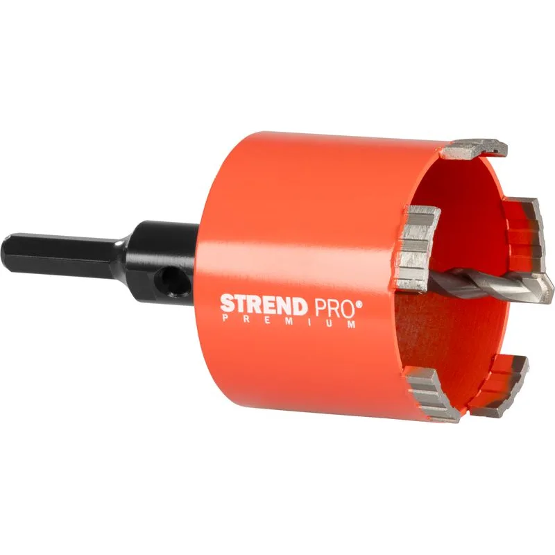Vykružovač Strend Pro Premium, 82x68 mm, závit M16, 5 zubov, korunka, vyrezávač