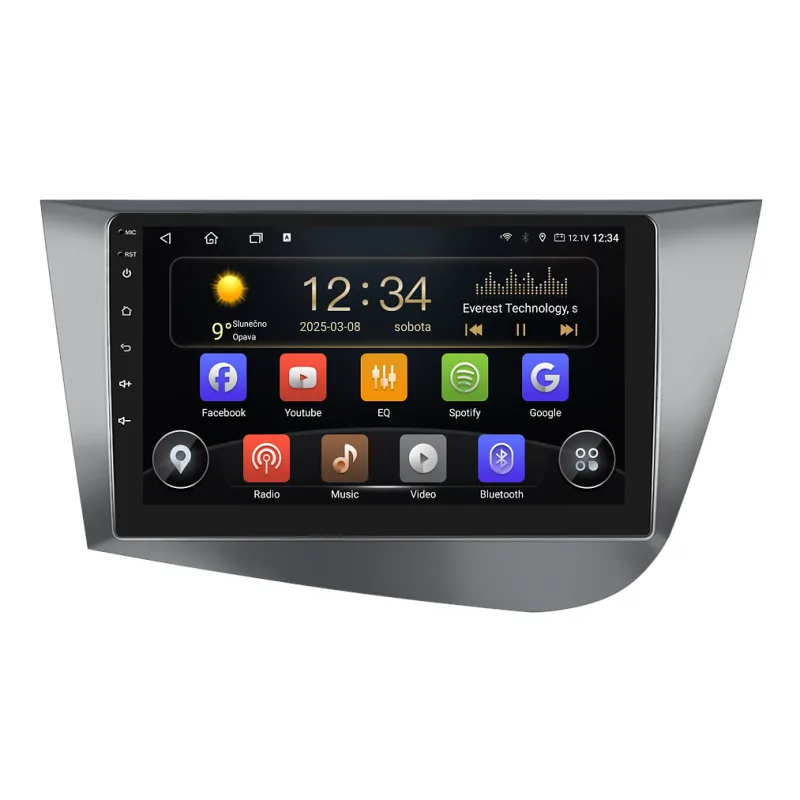 Isudar 2DIN autorádio T72-IEV114 Android, Seat Leon II T72-UN08M/A7213.
