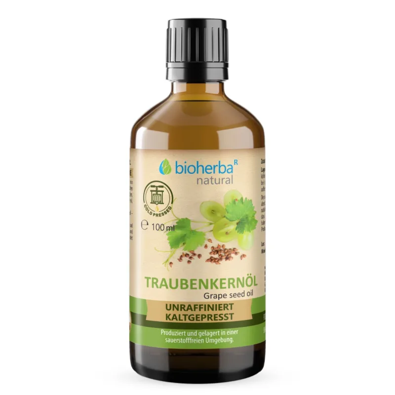 Bioherba Hroznový olej lisovaný za studena - 100 ml -