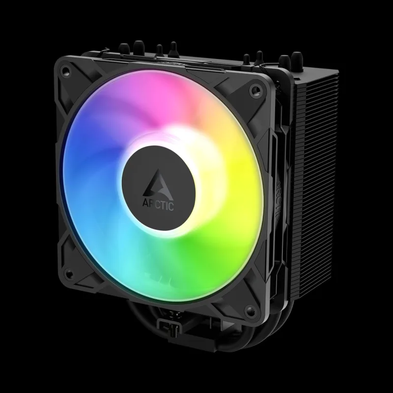 ARCTIC Freezer 36-S A-RGB (Black) (BULK) - Výkonný celočerný věžový chladič CPU s úchvatným podsvíce AOCPU00028A