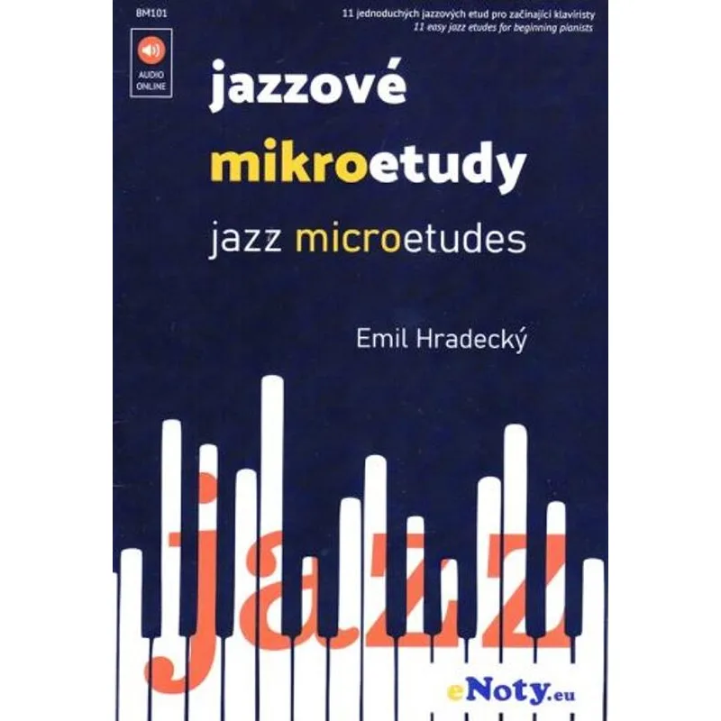 eNoty Jazzové mikroetudy pro začínající klavíristy + audio online