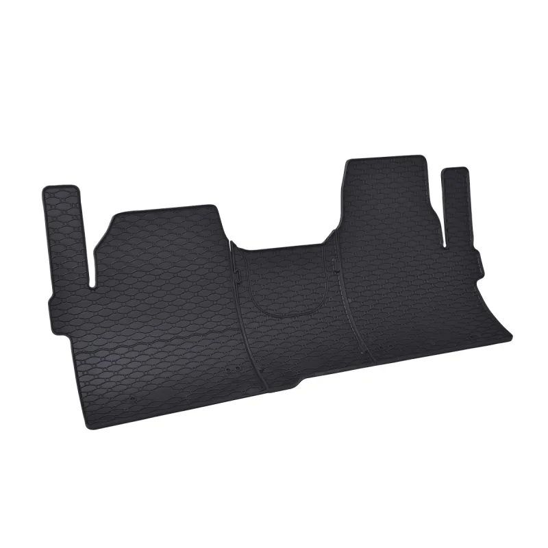 Rigum Gumové koberce Ford TOURNEO/TRANSIT CUSTOM 2/3m 2024-/VW T7 TRANSPORTER 3m/VW T7 CARAVELLE 2/3m 2025- (3díl)