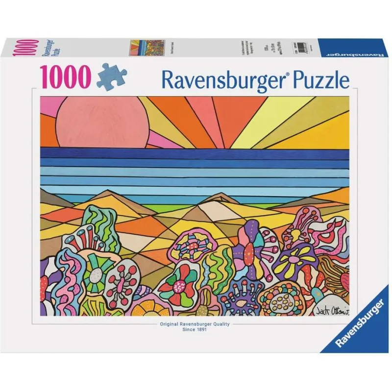 Puzzle Ravensburger 1000 dielikov Jack Ottanio: Kamenné kvety na Havaji